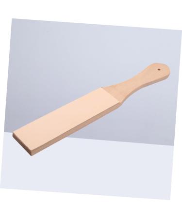 OSALADI Leather Strap Razor Whetstone Sharpener - Manual Rocking Board - Premium Wooden Design for Precision Edge Maintenance - Buy Online on GoSupps.com