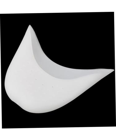 NOLITOY Pointed Toe High Heels - 1 Pair Silicone Gel Toe Protectors for Women - Dance Pointe Shoe Pads - White, Medium - Buy Online on GoSupps.com