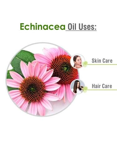 Pure Echinacea Oil 30ml | Natural Hair Care & Skin Care | Hydrate & Nourish - Buy Online on GoSupps.com