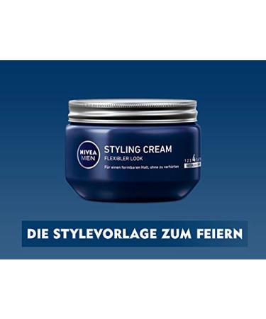 Nivea Men Styling Cream 3 Pack (3 x 150ml) - Flexible Hair Gel for Natural Look & Fashionable Hold - Buy Online on GoSupps.com