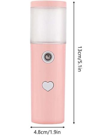Dajidafu Face Mist Sprayer 30ml Rechargeable Moisturizing Facial Humidifier Portable Atomizer Salon Water Steamer Refillable Mister Pink - Buy Online on GoSupps.com