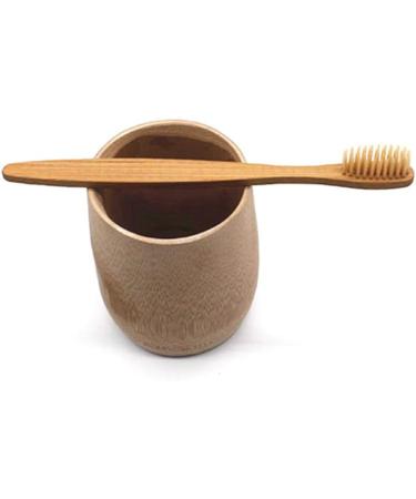 Eco-Friendly Bamboo Toothbrush Set - 8 Natural Wooden Brushes with Soft Bristles for Sustainable Oral Care - Buy Online on GoSupps.com