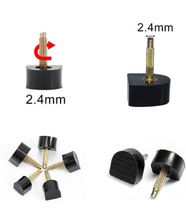 6 Pairs Non-Slip Black High Heel Replacement Tips for Women - Size 11-13 mm - Buy Online on GoSupps.com
