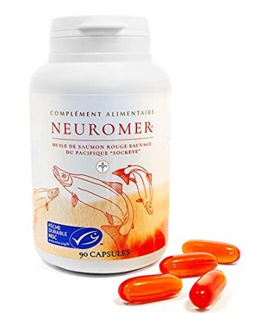 NUTRILYS - Neuromer® - Food Supplement - Omega 3/6/9, Vitamins A/D, + 30 Fatty Acids - 90 Capsules