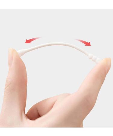 200 Counts Organic Cotton Swabs - Double Tipped Cruelty-Free Ear Buds for Eco-Friendly Care | A07 - Buy Online on GoSupps.com