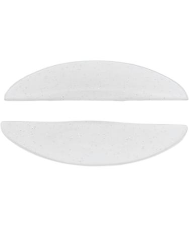 Silicone Eyelash Perming Curler Pads Sparkle Clear White Soft Lash Lift Rods for Home Professional Use with Storage Box (M) - Buy Online on GoSupps.com