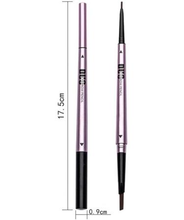 Eye Liner Doublure sourcils Double t te rotative ultra-fine 3D crayon sourcils portables imperm able sourcils de longue dur e durable cosm tiques cor ennes Eye Liner Noir(Black) - Buy Online on GoSupps.com