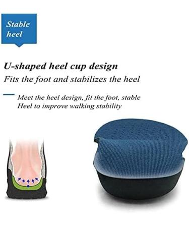 Buy Sports Orthopedic Insoles for Flat Feet | Arch Support Cushion Inserts for Men & Women | EU Size 41-43 - Buy Online on GoSupps.com