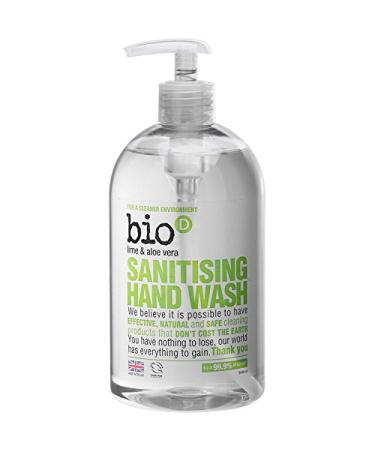 Bio-D Hand Wash Lime/Aloe Vera 500ml - CLF-BD-BHWL65