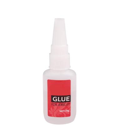 1Pc 10g False Glue Nail Art Tips Glitter Acrylic Decoration with Brush False Nail Gel Glue Fake Nails 20g Strong Nail Glue Nail Art Manicure UV Acrylic Rhinestones Decoration Nail Art Tools (20G) - Buy Online on GoSupps.com