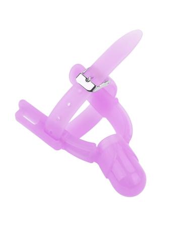 Adjustable Thumb Sucking Finger Protector for Babies & Toddlers - Silicone Teething Ring in Purple - Buy Online on GoSupps.com