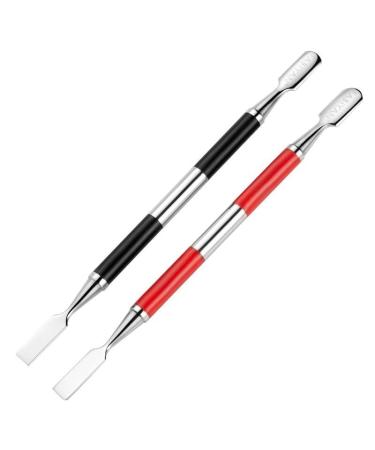 Stainless Steel Nail & Cuticle Care: Precision Toolsfor At-Home Manicures & Pedicures-Expert(Red)