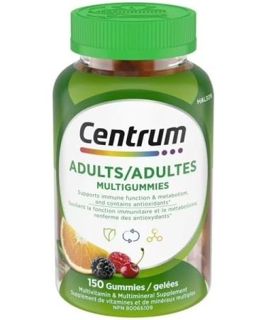 MultiGummies Adult Multivitamin Supplement Gummies Made For Centrum 150 Count 150 Gummies Cherry Berry and Orange + Bonus Pill Organizer Weekly Pill Organizer Mini - Buy Online on GoSupps.com