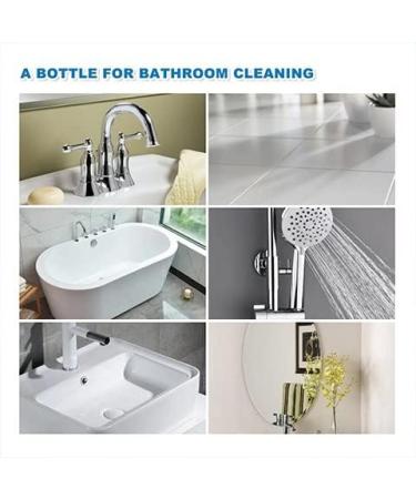 Stubborn Stains Cleaner Bathroom Cleaner Stainless Steel Washbasin Decontamination Shower Bath Glass Scale Cleaner (Color : 5PCS) - Buy Online on GoSupps.com