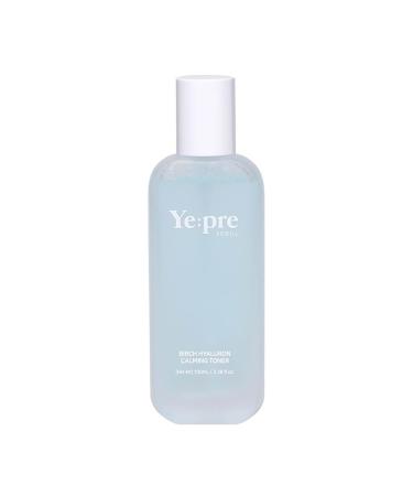 Ye:pre Seoul Birch Hyaluron Calming Toner 3.38 Fl oz|Yepre Moisturizing Soothing Smooth Skin Watery Texture