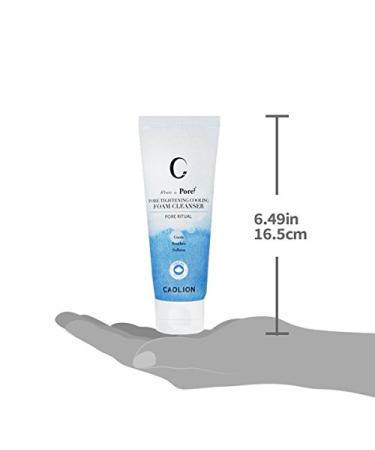 Caolion Pore Tightening Cooling Foam Cleanser - Reduce Pores Firm Skin & Soothe Face & Body - 3.38 fl oz | International Shipping Available - Buy Online on GoSupps.com