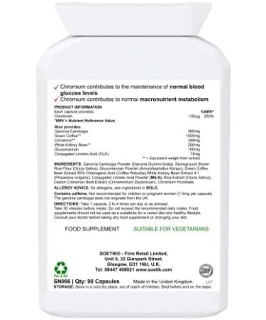 Soetik Garcinia Cambogia Complete 90 Caps - Buy Online on GoSupps.com