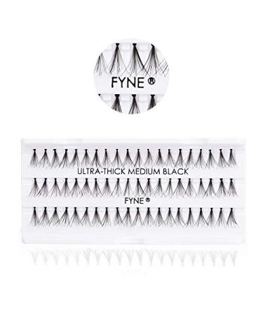 FYNE Eyelash Extension - Medium 60 Cluster Lashes for Stunning Volume | International Shipping Available - Buy Online on GoSupps.com