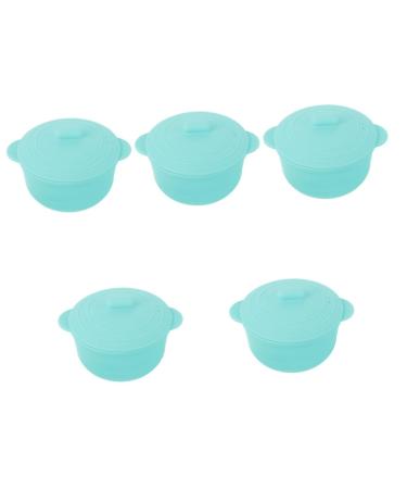 Beavorty 5st wax melts silicone bowl mixing bowl for hair removal stew made of silicone wax bean shell made of silicone wax shell for hair removal child wooden pebble gel