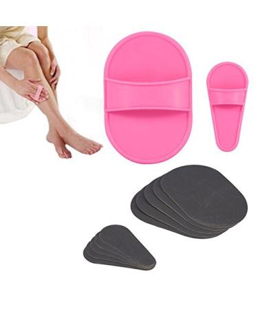 Hair Removal Pads Smooth Away Replacement Pads Depilator Paper Portable Body Depilation Depilatory Sanding Device Hair Removal Tool Set