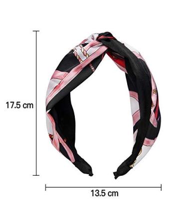 Hbselect 4-Pack Vintage Satin Hair Bands - Korean Retro Knotted Headbands for Women - Buy Online on GoSupps.com