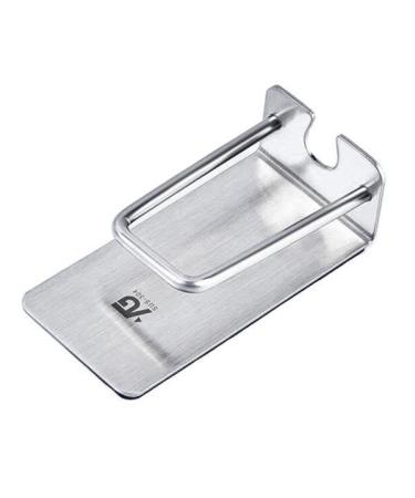 perfk 6x Toothbrush Holder Self-Filling Toothpaste Holder Made of Stainless Steel