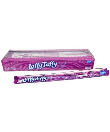  Laffy Taffy Wonka Laffy Taffy Fruit Flavoured Chew Ropes 22 g Pack of 24 Grape - Buy Online on GoSupps.com