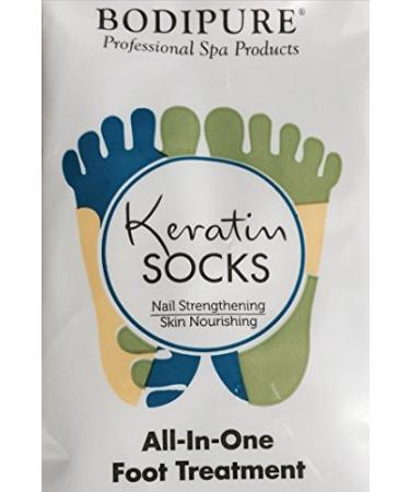 Bodipure Keratin Socks - All-In-One Foot Treatment (13 Pack) - Buy Online on GoSupps.com