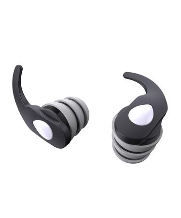 1 Pair Ear Plugs Noise Cancelling Soft Silicone for Sleep Sound Blocking Reusable Noise Reduction Silicone Ear Protector