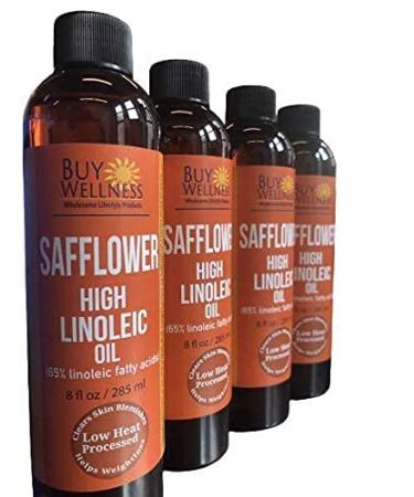 Safflower Oil High Linoleic Acid Cold Pressed Ultra Great Culinary or Fine Face & Skin Moisturizer Anti Aging 8 oz