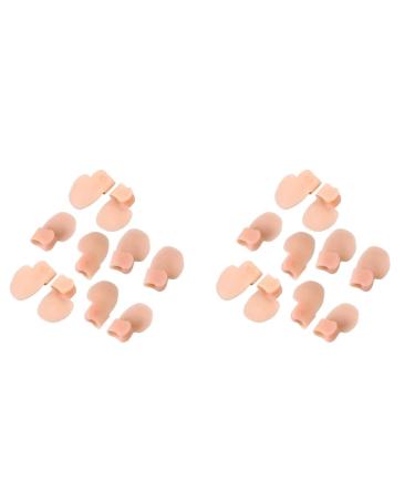 Orthotics 20 pcs Color Toe Little Hammer Correction Relief for Men Separators Straightener Spacers Overlapping Nude Pedicurenude Bunion Bunions Women Protector Pinky Splitter As Shownx2pcs mediumx2pcs