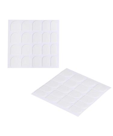FOMIYES 150 Sheets Jelly Stickers Adhesive Nail Sticker Nail Glue Sticker False Nail Tips Nail Tabs Jelly Gel Nail Sticker Removable Stickers False Nail Glue Accessories Water Proof White Whitex3pcs 6.2X6.2cmx3pcs - Buy Online on GoSupps.com