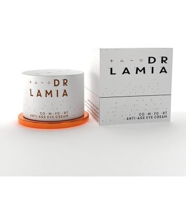 Dr Lamia Comfort Anti-Aging Eye Cream with Hyaluronic Acid Retinol and Vitamin C | Reduces Wrinkles and Fine Lines Hydrates and Nourishes the Skin Brightens the Under-Eye Area | 30 ml - Buy Online on GoSupps.com