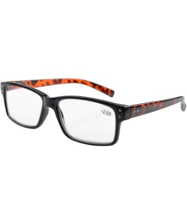 Buy Eyekepper 5-Pack Vintage Men's Reading Glasses - Black Frame & Tortoiseshell Arms | International Shipping Available - Buy Online on GoSupps.com