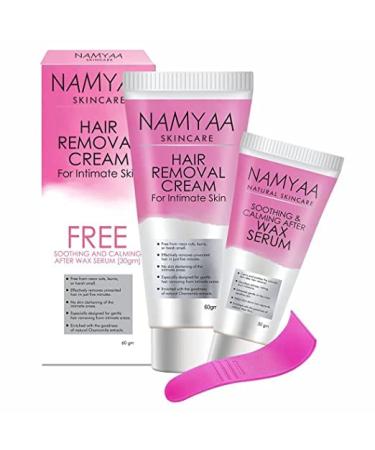 Namyaa Cr me d pilatoire pour peaux intimes avec s rum apaisant apr s cire 60 g
