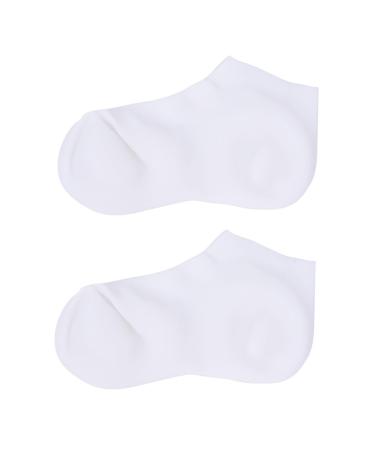 POPETPOP 1 Pair Protective Socks Women s Socks Heel Sockss Aloe Socks Stockings Exfoliating Socks Preserve Sock Gel Socks for Cracked Heels Silicon Gel Socks High Heels Miss Sebs White Foot 19X12cm