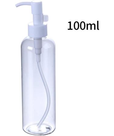 Bottle Dispenser 100ML Plastic Press Transparent Lotion Dispenser Bottle Cosmetic Containers for Travel Shower Gel Dispenser - Buy Online on GoSupps.com