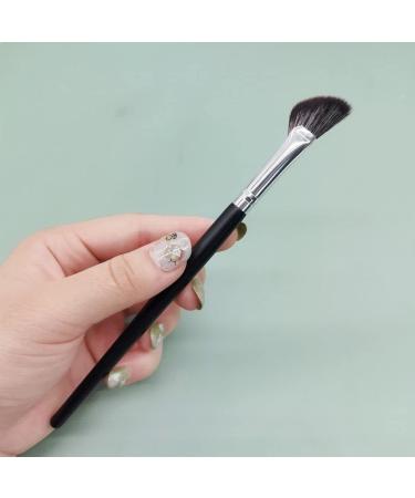 SALOCY Makeup Brush Set | Contour, Sculpting, Highlighting, Blending, and Mascara Fan Brushes | Bronzer Makeup Application - Buy Online on GoSupps.com