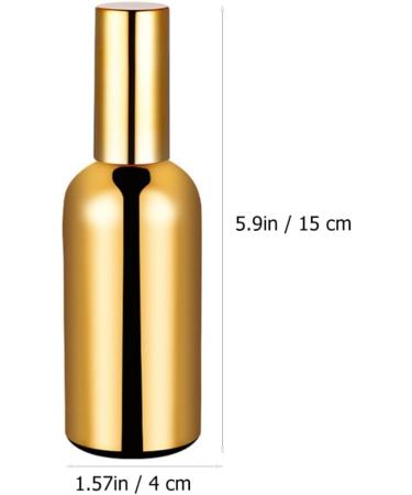 2 x Martini Bar Mister Sprayer Bottles - Refillable Glass Cosmetic Containers for Cocktails - Gold & Silver - Buy Online on GoSupps.com