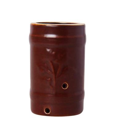 Heallily ceramic Moxa Stick Brenner Moxibustion Box Halter Ceramic Moxa Cup Moxa Strip Wingfoot Portable Healing Box for Moxa Moxibustion Warmness Artemisia Acupuncture