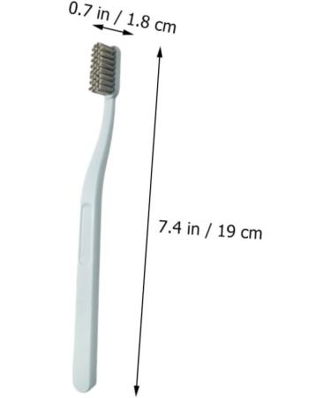 Ultechnovo 6ST Eco-Friendly Stiff Brush Toothbrushes | Sustainable Dental Care Tools | Frosted Cleaning Brushes for Adults - Buy Online on GoSupps.com