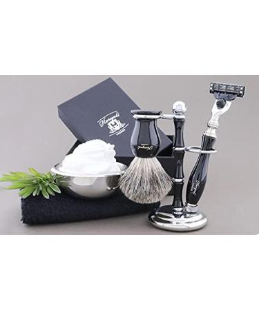 Haryali London Luxury Razor Set for Men - 5-Blade Wet Razor Shaving Brush & Stand - Perfect Gift for Men - Buy Online on GoSupps.com