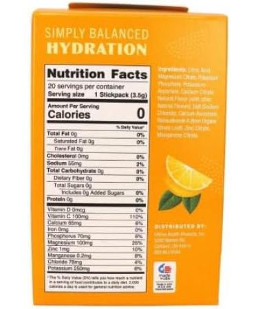 Ultima Replenisher Electrolyte Drink Mix Lemonade 20 Packets - Buy Online on GoSupps.com