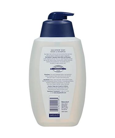 Aquaphor Baby Wash & Shampoo Fragrance Free - 25.4 fl oz (750 ml) | Gentle Skin Care - Buy Online on GoSupps.com