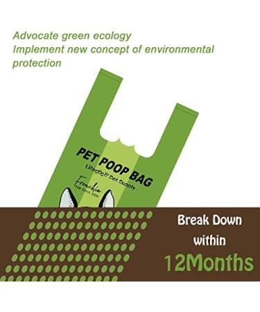 Dog Poo Bags with Tie Handles - 300 x Extra Thick & Leak-Proof Dog Waste Bags Lavender-Scented for Medium-Large Doggy Green 1 count (Pack of 300) - Buy Online on GoSupps.com