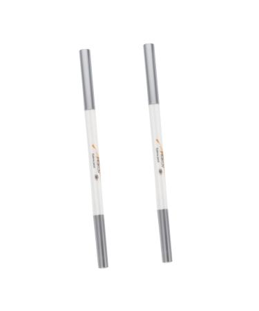 FRCOLOR 2pcs Tool with Dual -in- Pencils Makeup Pencil Brow Eyebrow Enhancer Brush 1 count (Pack of 1) Assorted Color