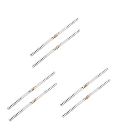 Healeved 6 Pcs Eyebrow Brush Eyebrow Pencil Brown Waterproof Abs (shell) Cosmetic Tool 1 count (Pack of 1) Assorted Colorx3pcs