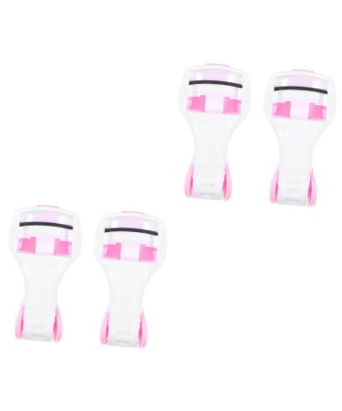 FRCOLOR 2 sets facilitation light front Christi eyebrow styling pink beileight lashcurler photostickomni eye lash curler bit push type adjustment make-up set eyelash curler travel