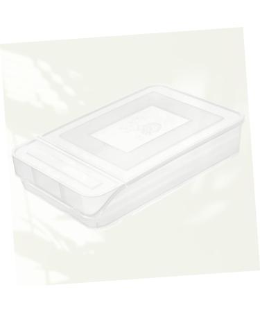 OSALADI 1pc box Capacity Multifunctional Holder Kitchen White Egg Plastic Refrigerator Tray Stackable Home White 31.5x22cm - Buy Online on GoSupps.com