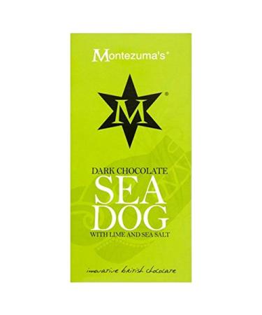 Montezuma's Dark Lime and Sea Salt 100g